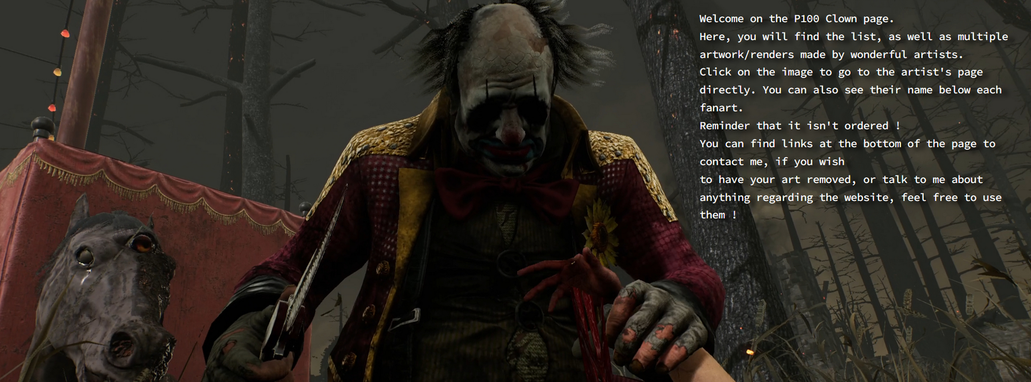 Clown header